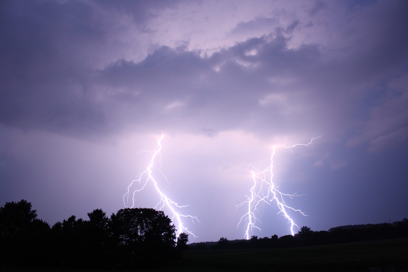 Lightning storm
