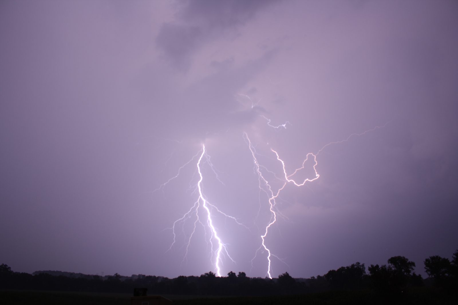 Lightning storm